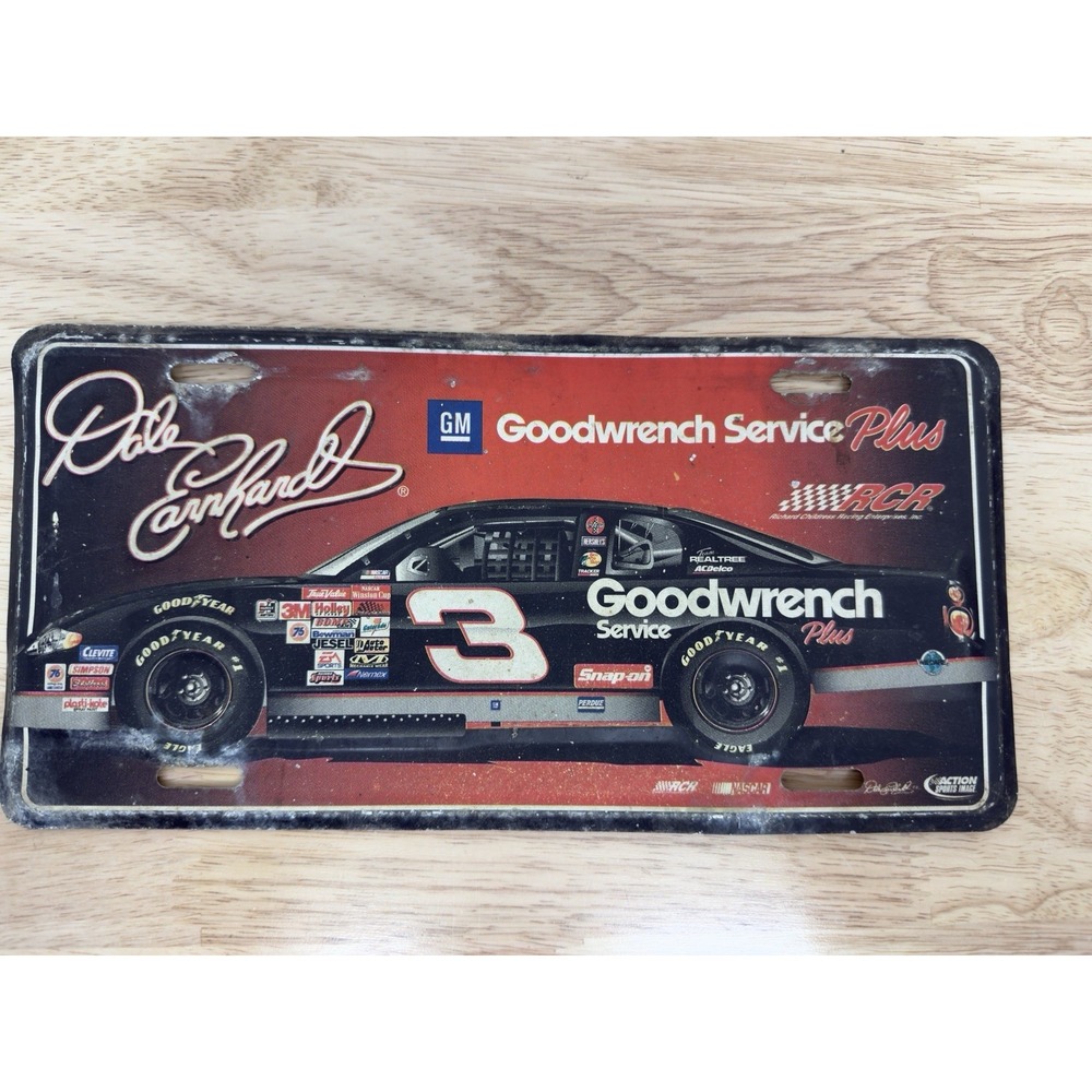 Dale Earnhardt Goodwrench Service‎ Plus License Plate